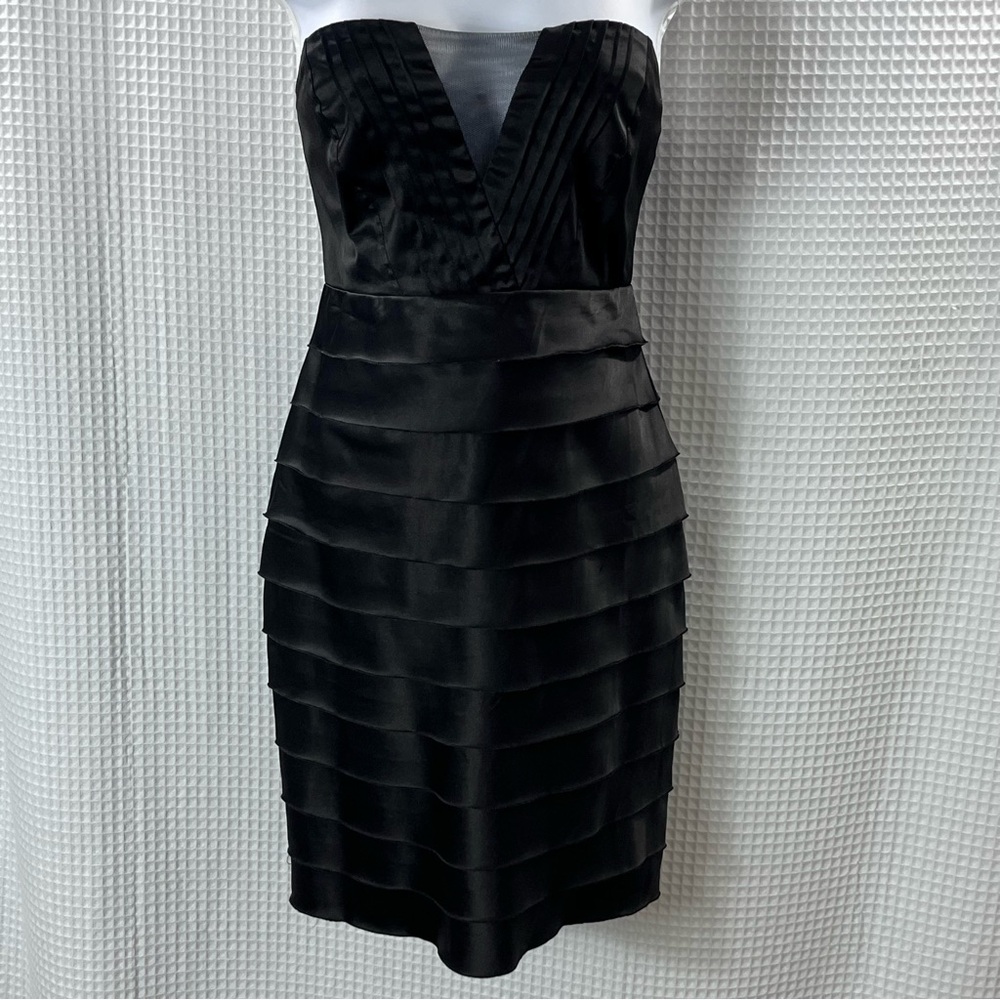 Twenty one Black Strapless Layered Dress size medium